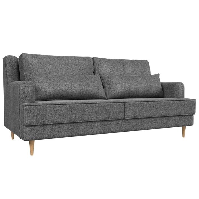 Прямой диван "Джерси", рогожка, цвет серый от компании Интернет-гипермаркет «MALL24» - фото 1