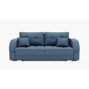 Прямой диван "Элита 1", механизм пантограф, велюр, цвет гелекси лайт 022