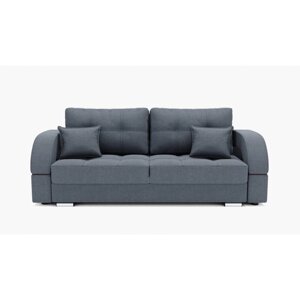 Прямой диван "Элита 1", механизм пантограф, велюр, цвет гелекси лайт 026