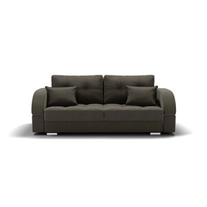 Прямой диван "Элита 1", механизм пантограф, велюр, цвет селфи 03