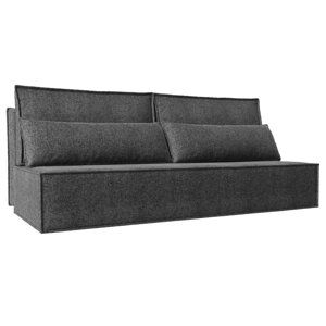 Прямой диван "Фабио Лайт", механизм еврокнижка, рогожка, цвет серый
