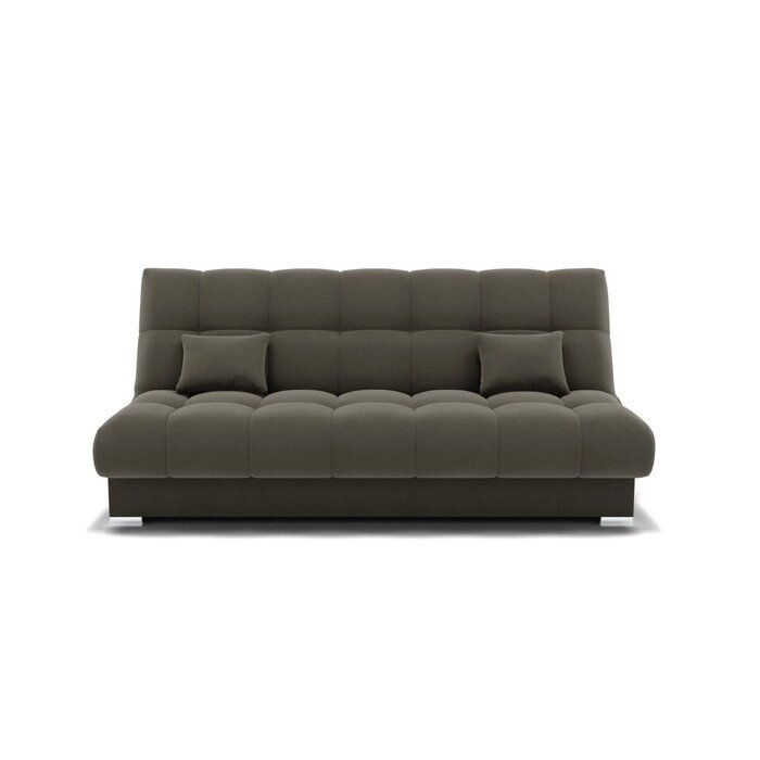 Прямой диван "Фиеста 1", механизм книжка, велюр, цвет селфи 03 от компании Интернет-гипермаркет «MALL24» - фото 1