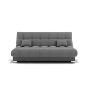 Прямой диван "Фиеста 1", механизм книжка, велюр, цвет селфи 07