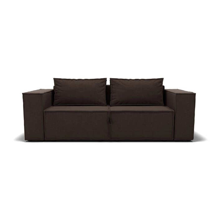Прямой диван "Хилтон", механизм еврокнижка с релаксом, велюр, цвет гелекси лайт 004 от компании Интернет-гипермаркет «MALL24» - фото 1
