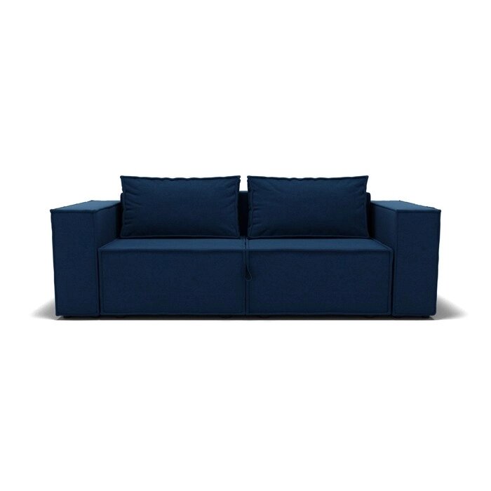 Прямой диван "Хилтон", механизм еврокнижка с релаксом, велюр, цвет гелекси лайт 014 от компании Интернет-гипермаркет «MALL24» - фото 1