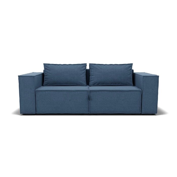 Прямой диван "Хилтон", механизм еврокнижка с релаксом, велюр, цвет гелекси лайт 022 от компании Интернет-гипермаркет «MALL24» - фото 1