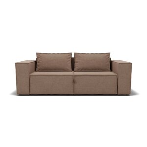 Прямой диван "Хилтон", механизм еврокнижка с релаксом, велюр, цвет гелекси лайт 023