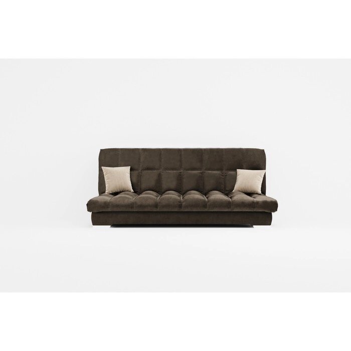 Прямой диван "Хьюстон", механизм книжка, велюр, цвет селфи 03 / селфи 01 от компании Интернет-гипермаркет «MALL24» - фото 1