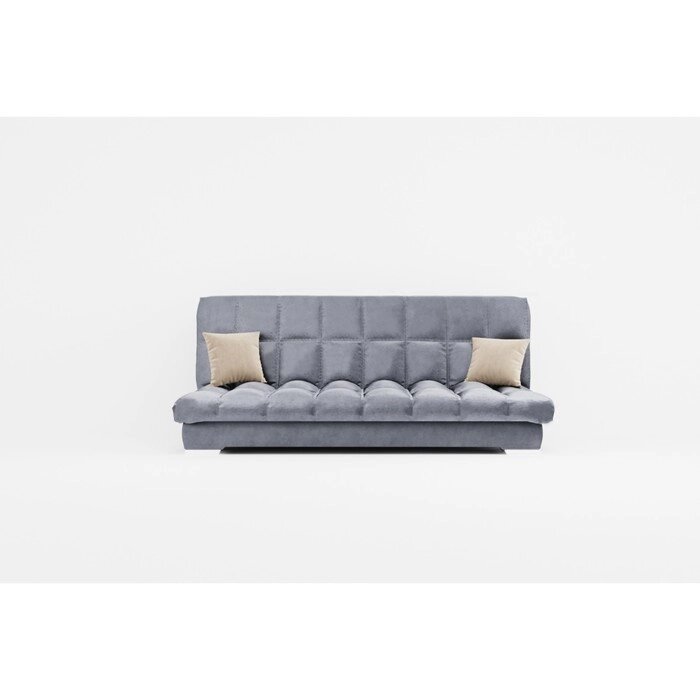 Прямой диван "Хьюстон", механизм книжка, велюр, цвет селфи 15 / селфи 01 от компании Интернет-гипермаркет «MALL24» - фото 1