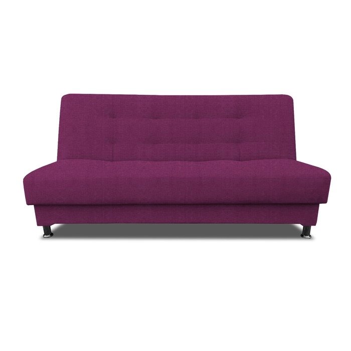 Прямой диван "Идальго", механизм книжка, рогожка, цвет savana berry от компании Интернет-гипермаркет «MALL24» - фото 1