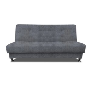 Прямой диван "Идальго", механизм книжка, велюр, цвет dakota grey