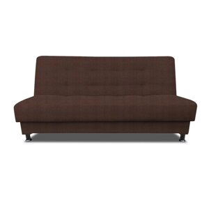 Прямой диван "Идальго", механизм книжка, велюр, цвет shaggy chocolate