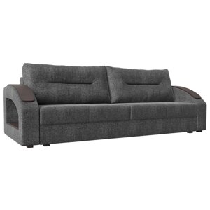 Прямой диван "Канзас", рогожка, цвет серый