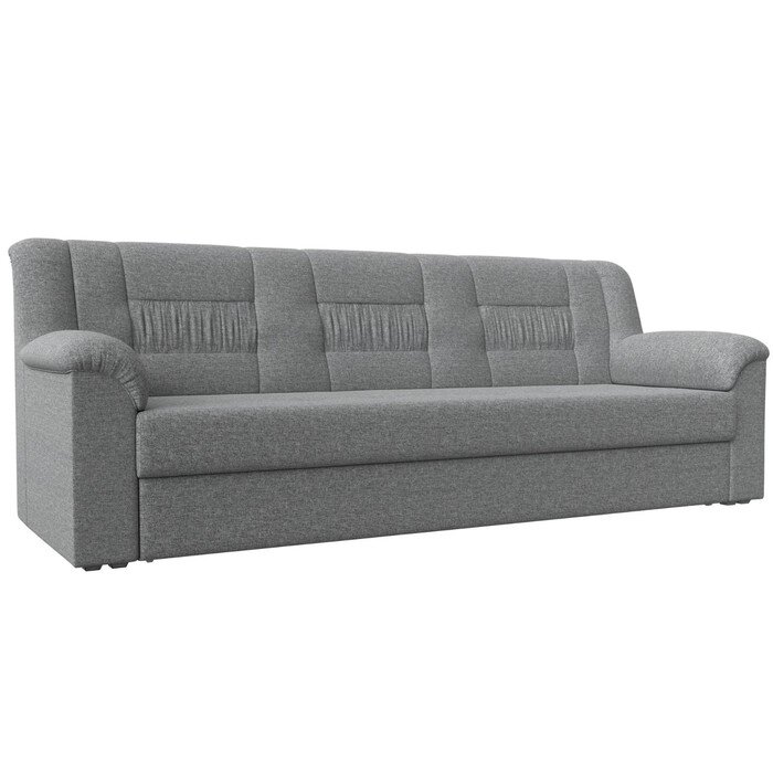 Прямой диван "Карелия", механизм дельфин, рогожка, цвет серый от компании Интернет-гипермаркет «MALL24» - фото 1