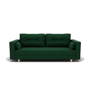 Прямой диван "Консул 1", механизм пантограф, ППУ, велюр, цвет гелекси лайт 010