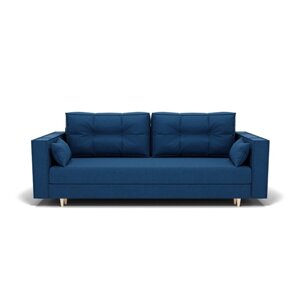 Прямой диван "Консул 1", механизм пантограф, ППУ, велюр, цвет гелекси лайт 014