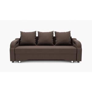 Прямой диван "Квадро 5", механизм еврокнижка, велюр, цвет гелекси лайт 004