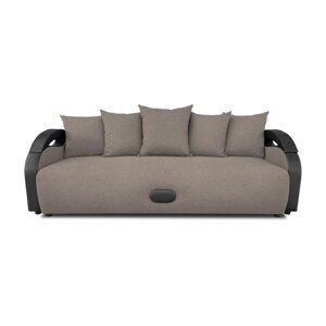 Прямой диван "Мария", механизм еврокнижка, рогожка, цвет bahama ash