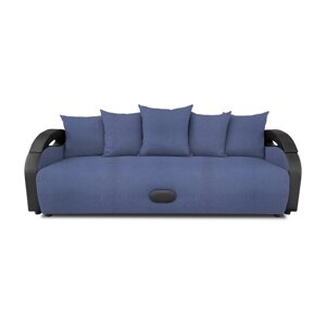 Прямой диван "Мария", механизм еврокнижка, рогожка, цвет bahama plus iris
