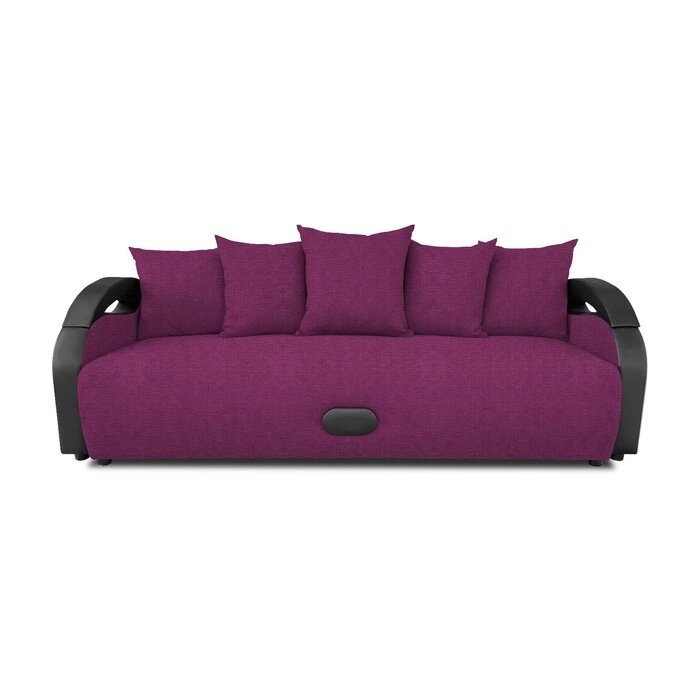 Прямой диван "Мария", механизм еврокнижка, рогожка, цвет savana berry от компании Интернет-гипермаркет «MALL24» - фото 1