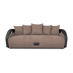 Прямой диван "Мария", механизм еврокнижка, рогожка, цвет savana plus beige