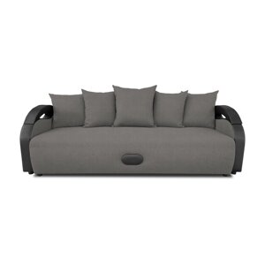 Прямой диван "Мария", механизм еврокнижка, велюр, цвет bingo stone