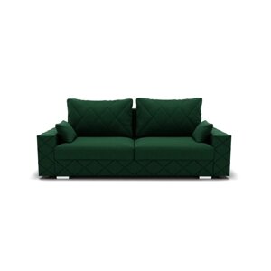 Прямой диван "Мартин 1", механизм пантограф, велюр, цвет гелекси лайт 010