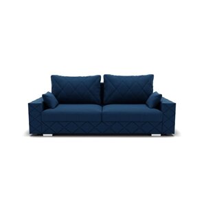 Прямой диван "Мартин 1", механизм пантограф, велюр, цвет гелекси лайт 014