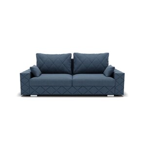 Прямой диван "Мартин 1", механизм пантограф, велюр, цвет гелекси лайт 022