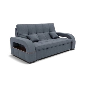 Прямой диван "Майами 1", механизм венеция, велюр, цвет гелекси лайт 026