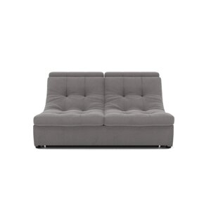 Прямой диван "Монако 1", механизм венеция, ППУ, велюр, цвет гелекси лайт 021