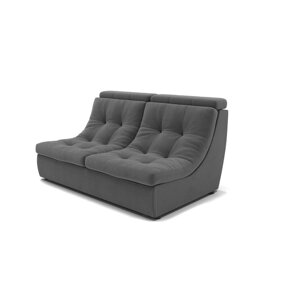 Прямой диван "Монако 3", механизм венеция, ППУ, велюр, цвет селфи 07