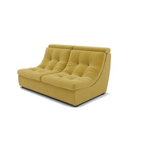 Прямой диван "Монако 3", механизм венеция, ППУ, велюр, цвет селфи 08