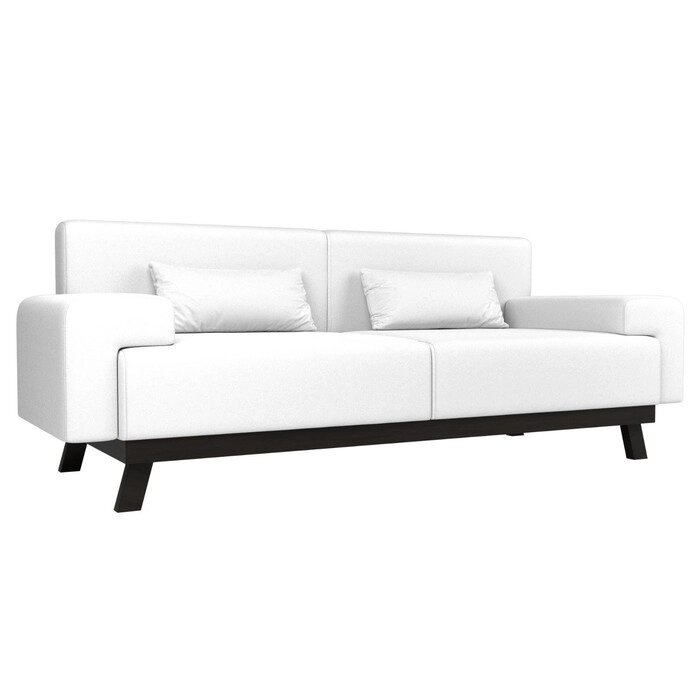 Прямой диван "Мюнхен", экокожа, цвет белый от компании Интернет-гипермаркет «MALL24» - фото 1