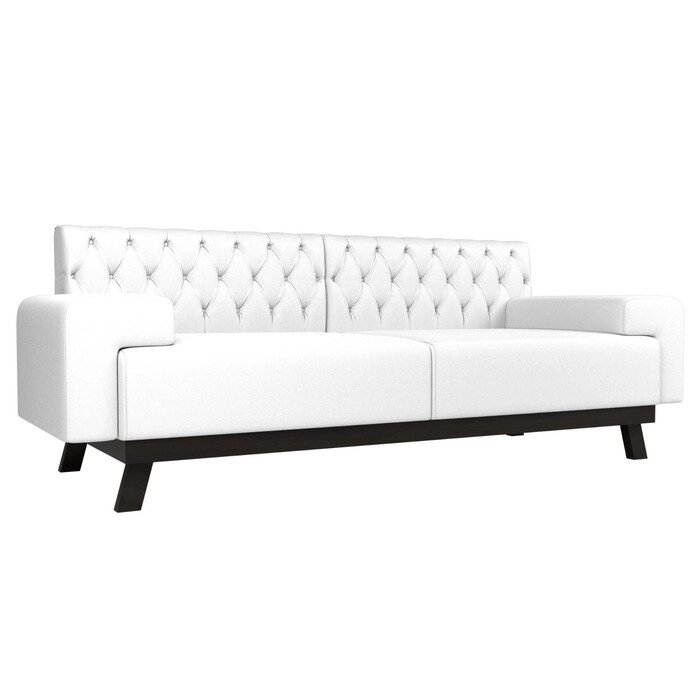 Прямой диван "Мюнхен Люкс", экокожа, цвет белый от компании Интернет-гипермаркет «MALL24» - фото 1