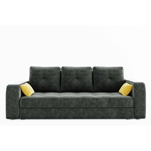 Прямой диван "Сенатор", механизм пантограф, велюр, цвет селфи 07 / селфи 08