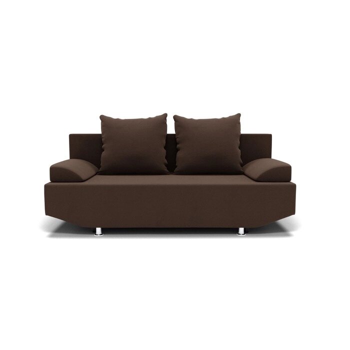 Прямой диван "Сити", механизм еврокнижка, ППУ, велюр, цвет гелекси лайт 004 от компании Интернет-гипермаркет «MALL24» - фото 1