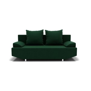 Прямой диван "Сити", механизм еврокнижка, ППУ, велюр, цвет гелекси лайт 010