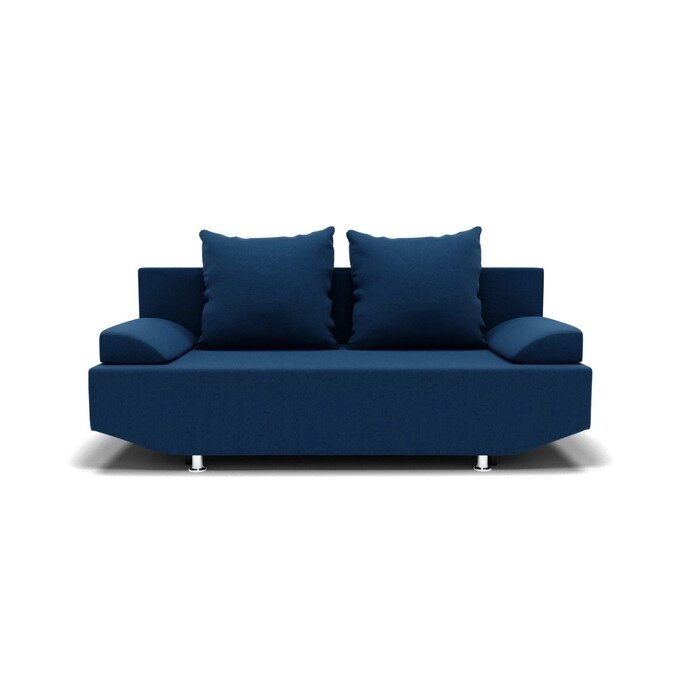 Прямой диван "Сити", механизм еврокнижка, ППУ, велюр, цвет гелекси лайт 014 от компании Интернет-гипермаркет «MALL24» - фото 1