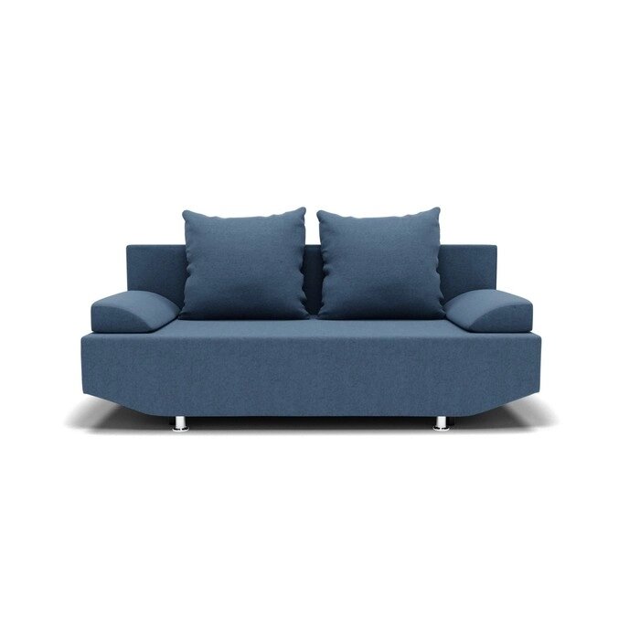 Прямой диван "Сити", механизм еврокнижка, ППУ, велюр, цвет гелекси лайт 022 от компании Интернет-гипермаркет «MALL24» - фото 1