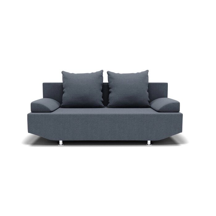 Прямой диван "Сити", механизм еврокнижка, ППУ, велюр, цвет гелекси лайт 026 от компании Интернет-гипермаркет «MALL24» - фото 1