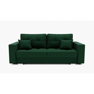 Прямой диван "Талисман 1", механизм пантограф, велюр, цвет гелекси лайт 010