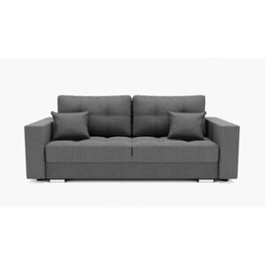 Прямой диван "Талисман 1", механизм пантограф, велюр, цвет гелекси лайт 021