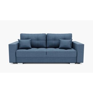 Прямой диван "Талисман 1", механизм пантограф, велюр, цвет гелекси лайт 022