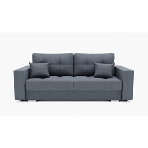 Прямой диван "Талисман 1", механизм пантограф, велюр, цвет гелекси лайт 026