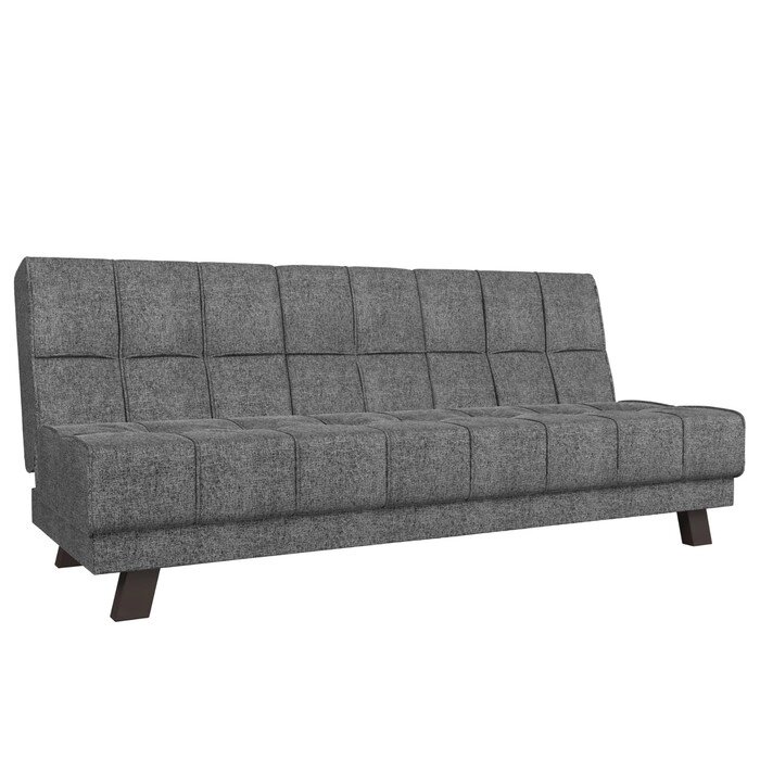 Прямой диван "Винсент", механизм книжка, рогожка, цвет серый от компании Интернет-гипермаркет «MALL24» - фото 1