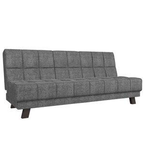 Прямой диван "Винсент", механизм книжка, рогожка, цвет серый