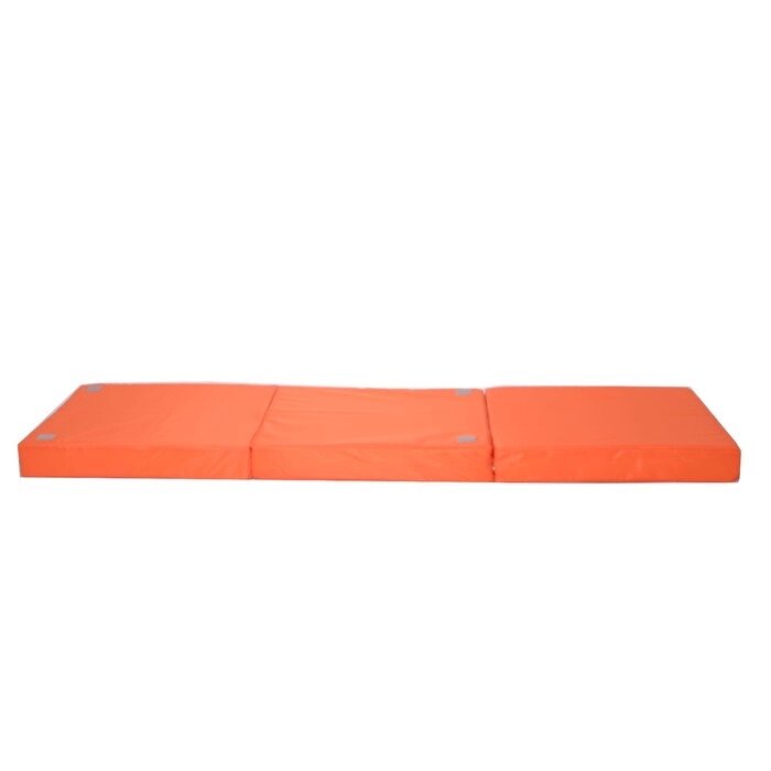 Пуф "Мобильный матрас", размер 67x61x33 см, водоотталкивающая ткань, оранжевый от компании Интернет-гипермаркет «MALL24» - фото 1