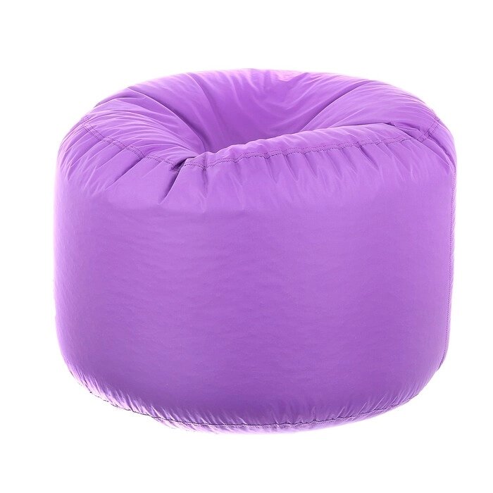 Пуфик круглый, d40см/h60см, цвет фиолетовый от компании Интернет-гипермаркет «MALL24» - фото 1