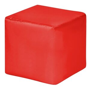 Пуфик "Куб", оксфорд, цвет красный